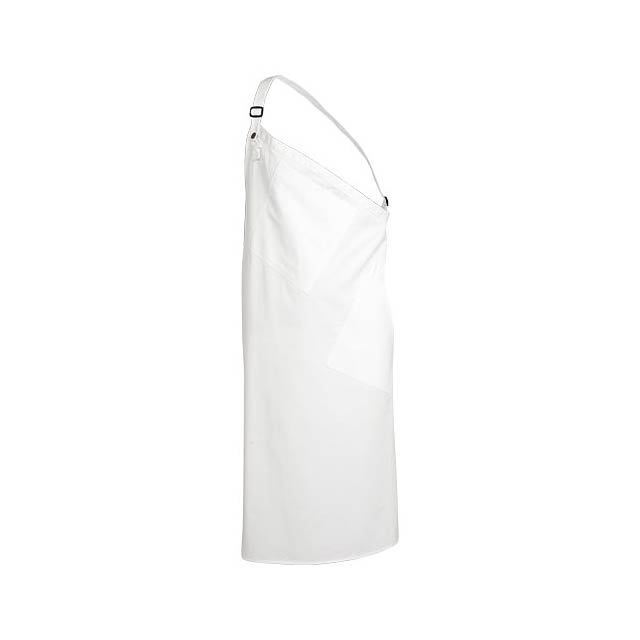 Andria asymmetric apron - white