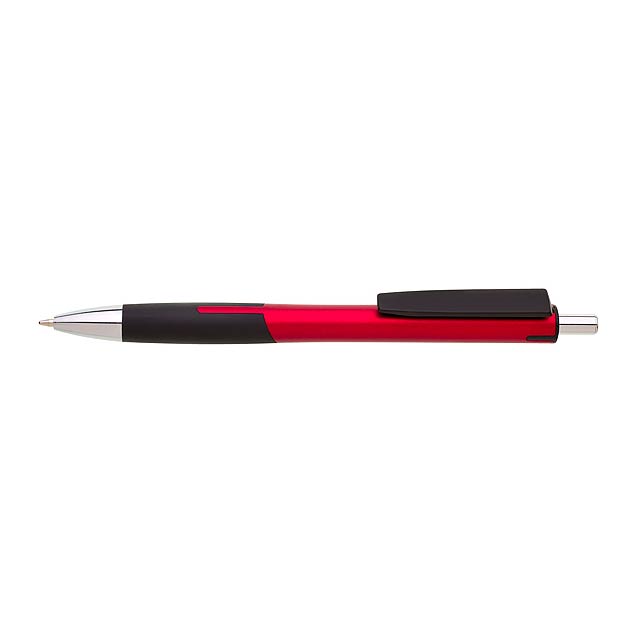 CHANEL plastové kuličkové pero - červená