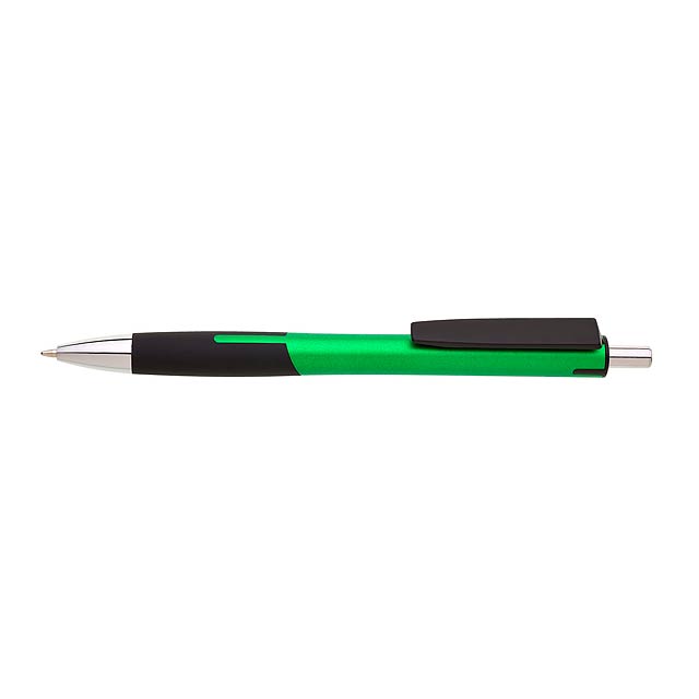 CHANEL plastové kuličkové pero - zelená
