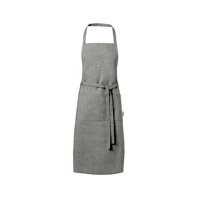 Pheebs 200 g/m² recycled cotton apron - black