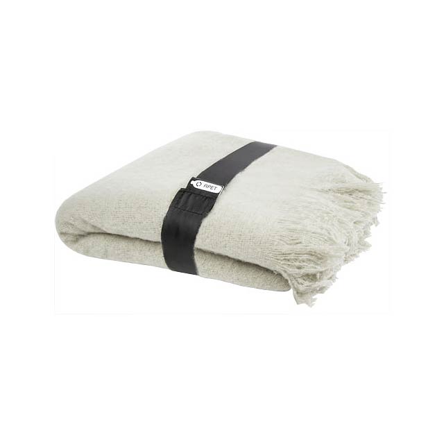 Ivy RPET mohair blanket - grey