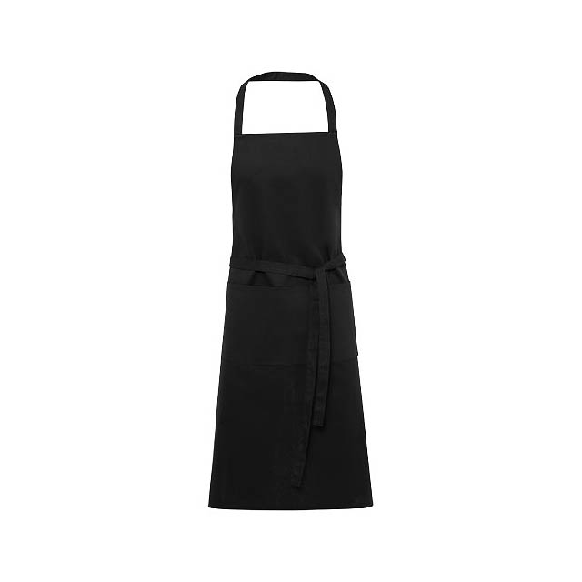 Orissa 200 g/m2 GOTS organic cotton apron - black