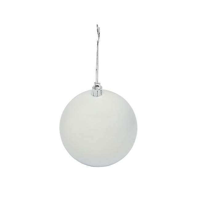 Nadal christmas bauble - white