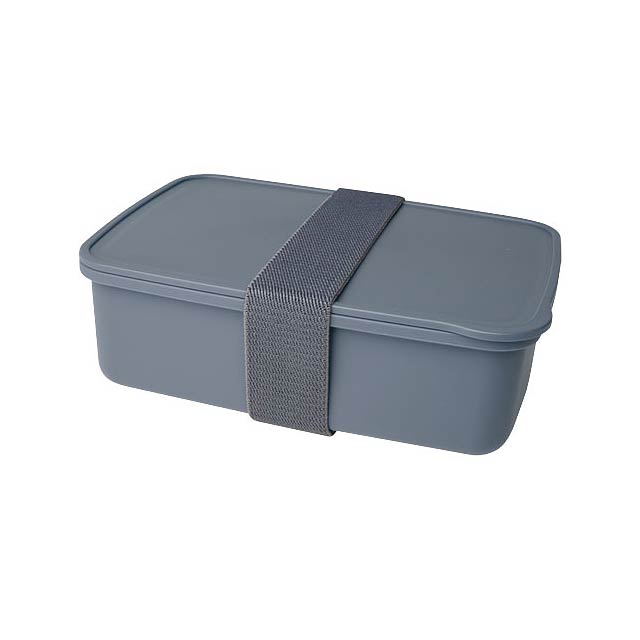 Obědová krabička z recyklovaného plastu Dovi - šedá