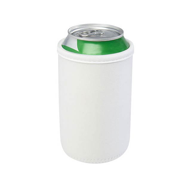 Vrie recycled neoprene can sleeve holder - white