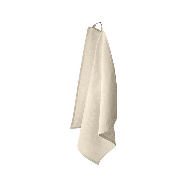 Pheebs 200 g/m² recycled cotton kitchen towel - stone grey