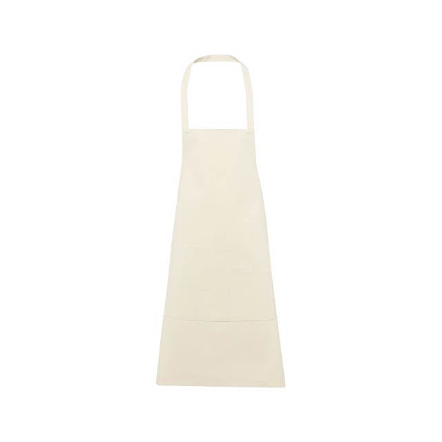 Khana 280 g/m² cotton apron - white