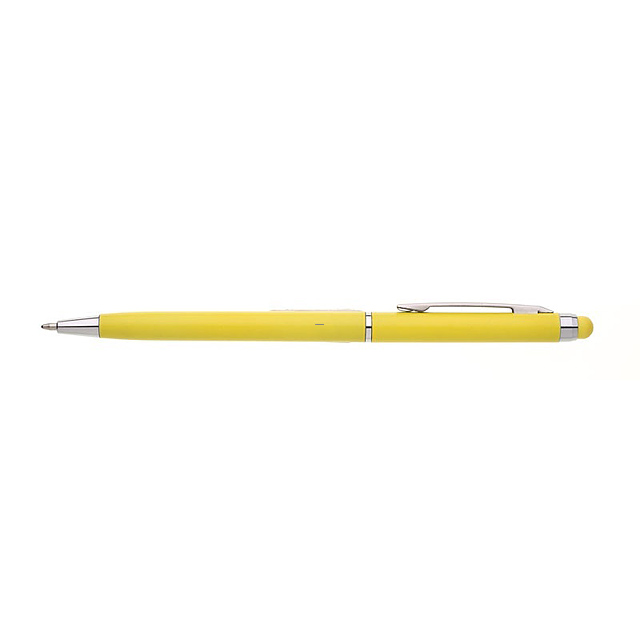 NOBLA plastové kuličkové pero - žlutá