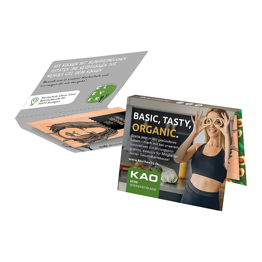 Promotion card midi, Just Spices avocado topping - Promotion card midi, Just Spices avocado topping -