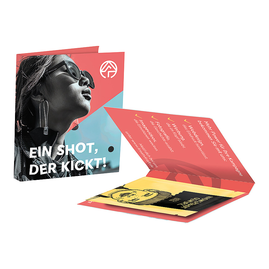 Promotion card midi, Just Spices "Ingwer shot" - Promotion card midi, Just Spices "Ingwer shot" -