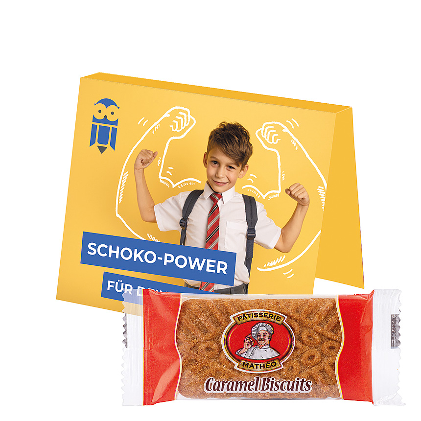 Werbekarte Midi Caramel Biscuits - 
