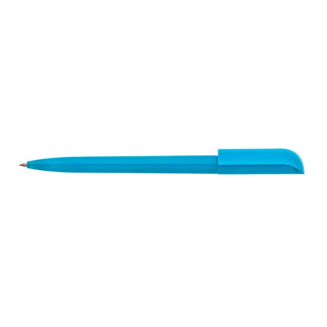 ROTATE plastové kuličkové pero - nebesky modrá