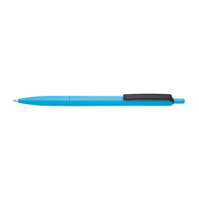 ROSA plastové kuličkové pero - nebesky modrá