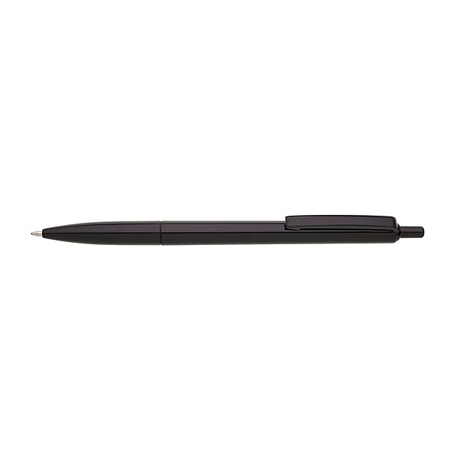 ROSA plastové kuličkové pero - čierna