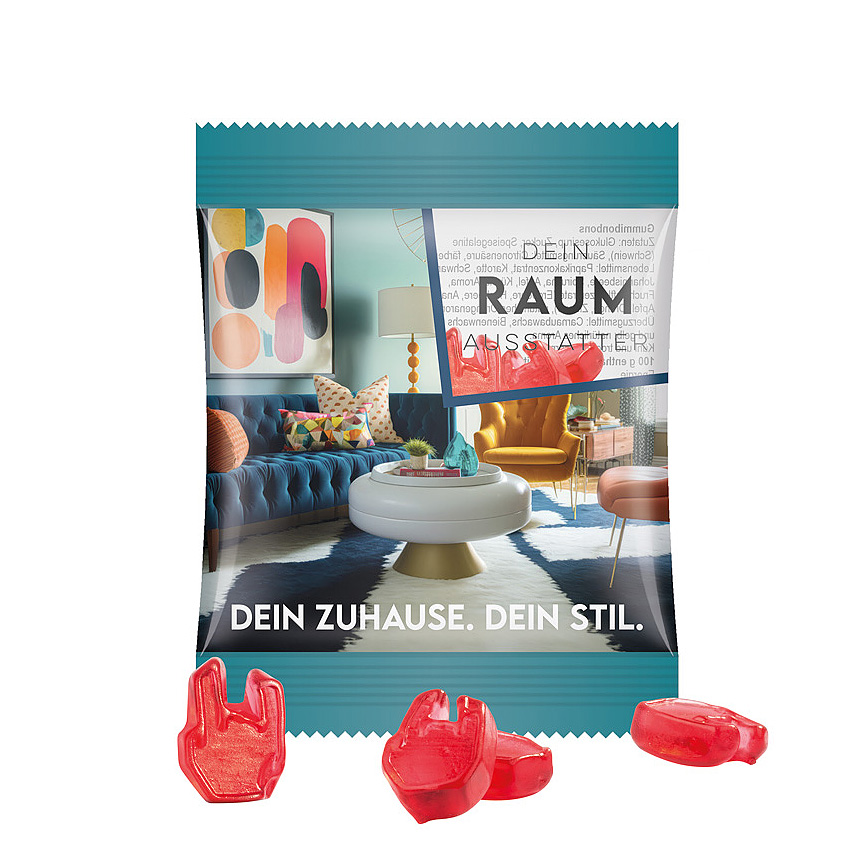 Mini sáček speciální tvary, 10 g, Trolli ovocné gumové bonbóny, průhledná fólie - transparentní Mini sáček speciální tvary, 10 g, Trolli ovocné gumové bonbóny, průhledná fólie - transparentní