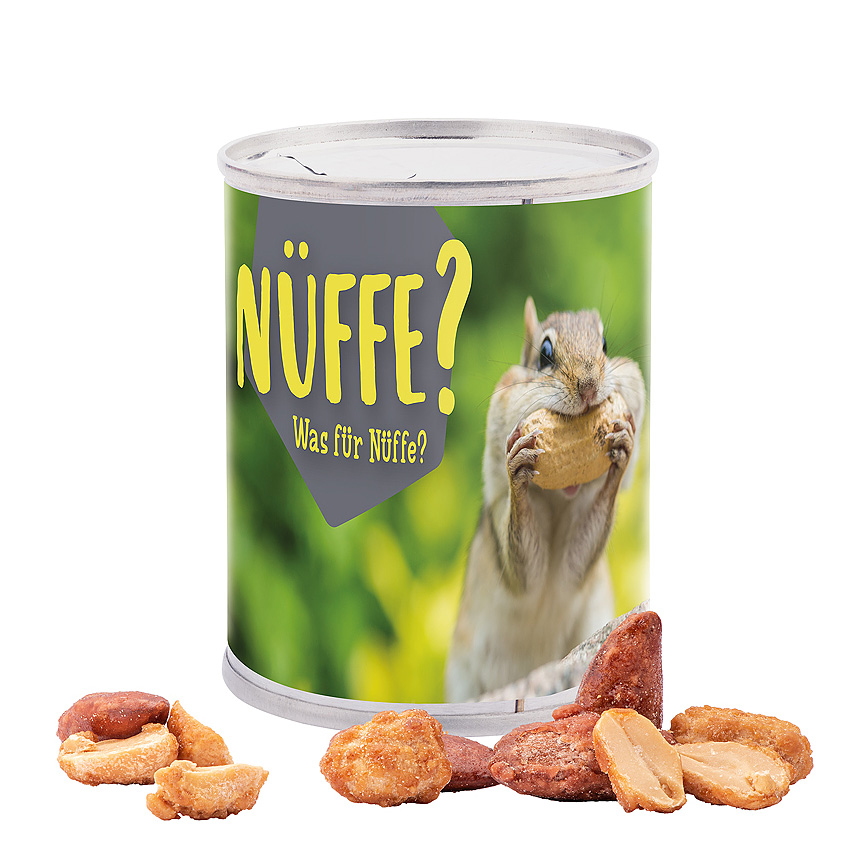Snack plechovka, mandle a ara&scaron;&iacute;dy, pražen&eacute; - 