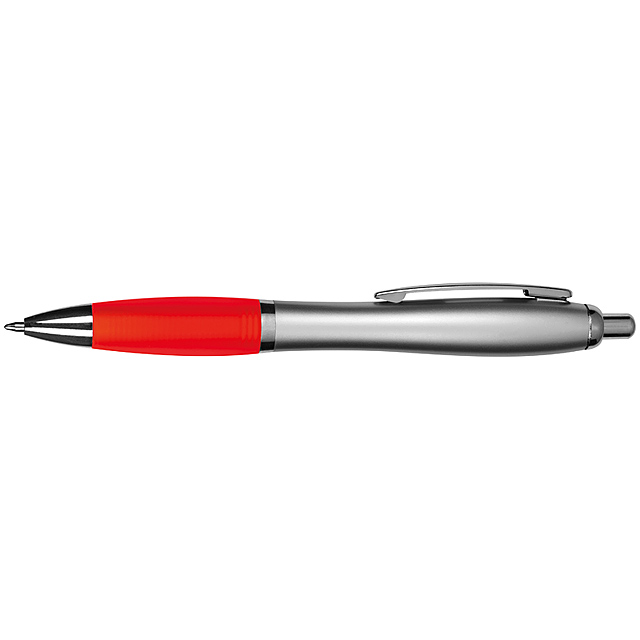 Rio-silver kuličkové pero - červená
