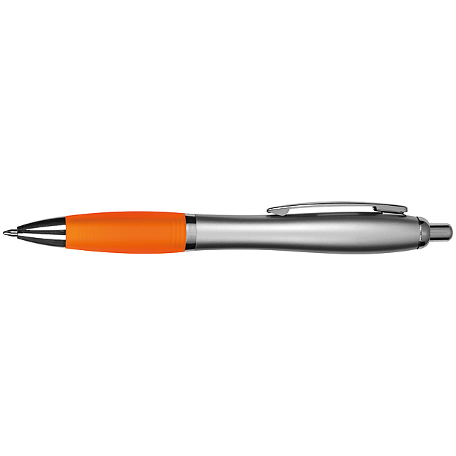 Rio-silver kuličkové pero - oranžová