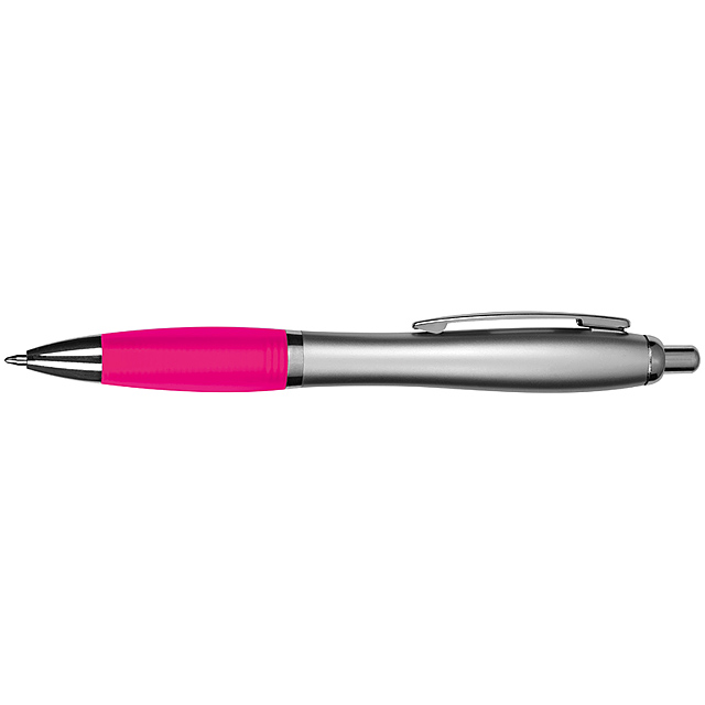 Kugelschreiber mit satiniertem Gehäuse - Rosa