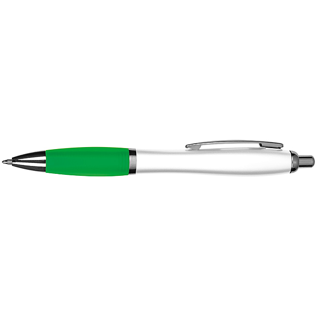 Plastic ball pen - green