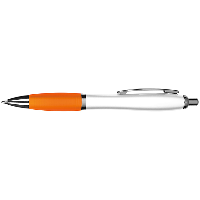 Plastic ball pen - orange