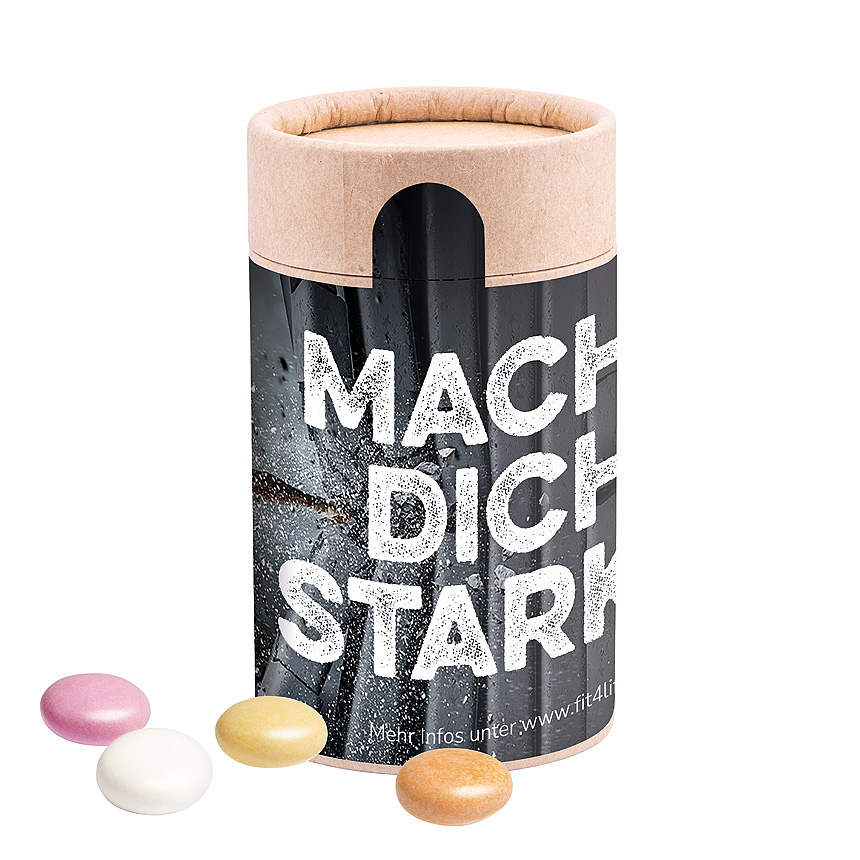 Paper can eco midi, Mentos chewy candy Fruit - Paper can eco midi, Mentos chewy candy Fruit -