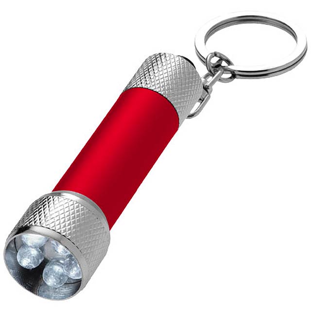 LED svítilna na klíče Draco - červená