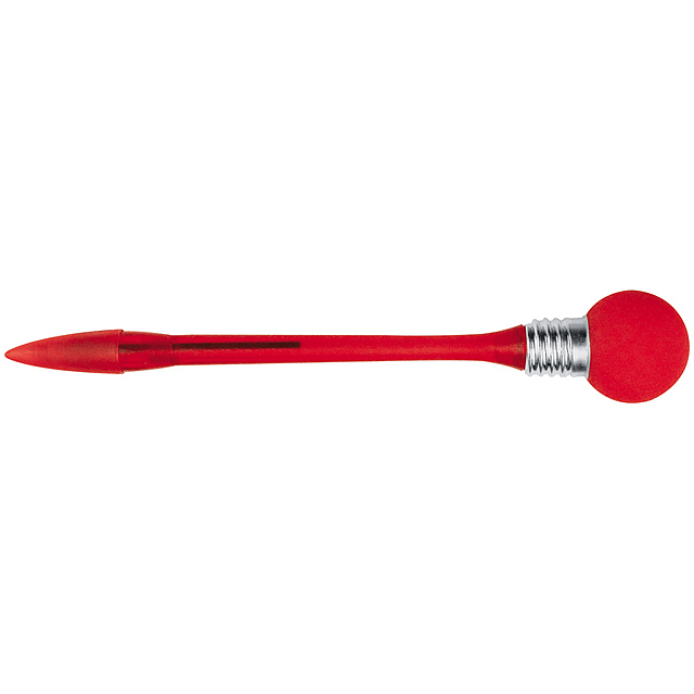 Pen with flashing bulbs - red