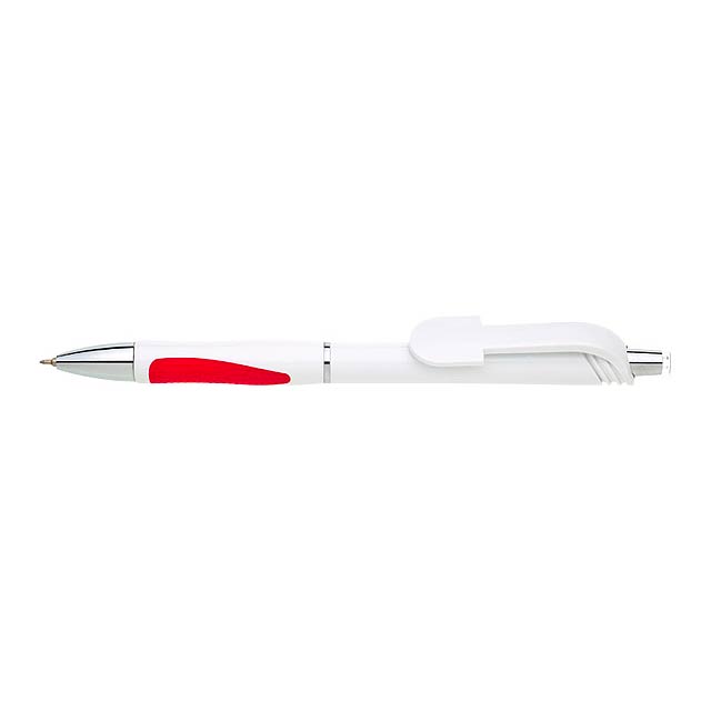 ERBA plastové kuličkové pero - červená