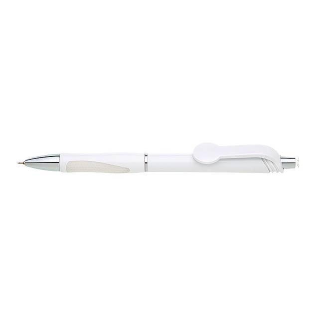 COLO plastové kuličkové pero - bílá