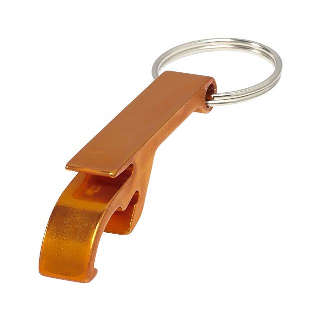 Tao bottle and can opener keychain - orange