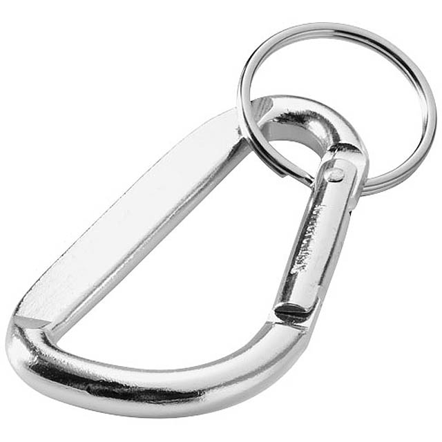 Timor carabiner keychain - silver