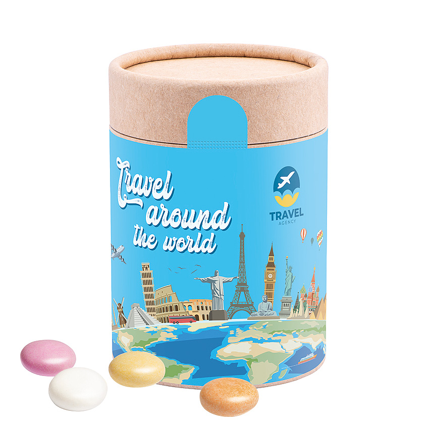 Paper can eco maxi, Mentos chewy candy, fruit - Paper can eco maxi, Mentos chewy candy, fruit -