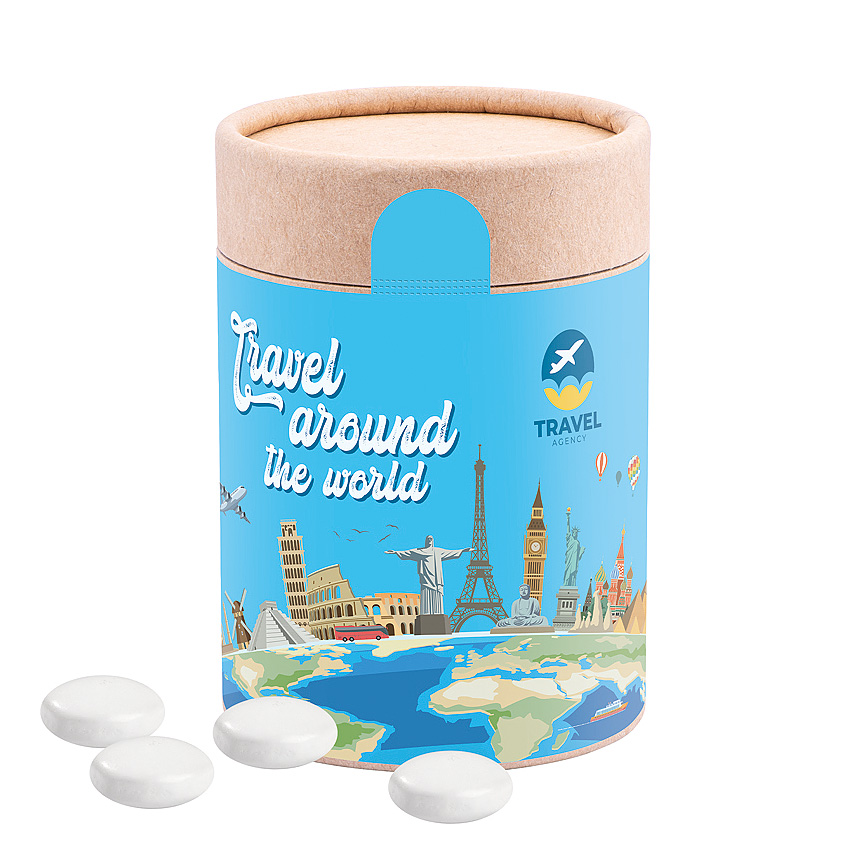 Paper can eco maxi, Mentos chewy candy, mint - Paper can eco maxi, Mentos chewy candy, mint -