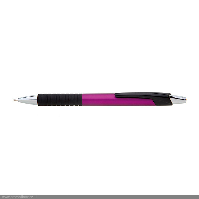 BRUNO plastové kuličkové pero - fialová