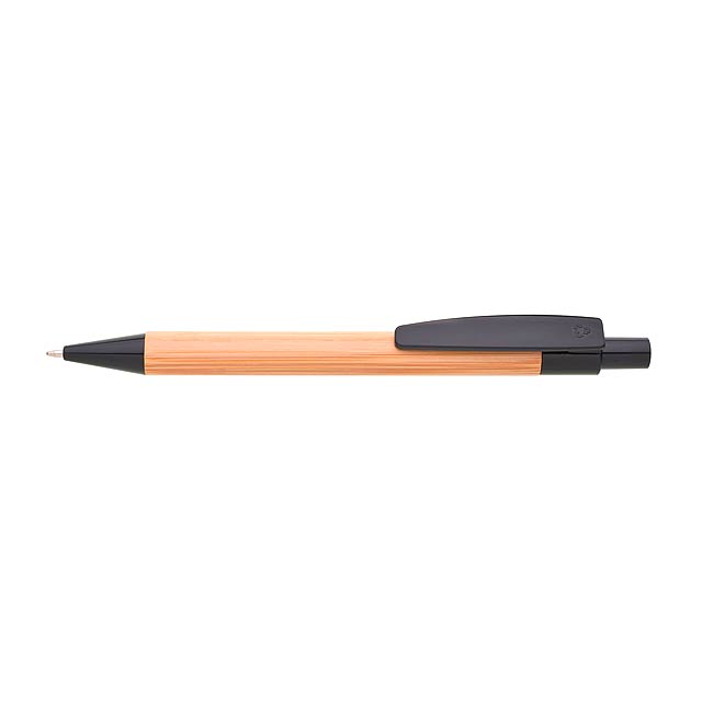 BORGO bamboo / plastic ballpoint pen - black