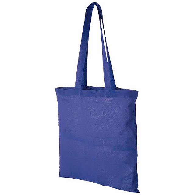 Carolina 100 g/m² cotton tote bag - blue