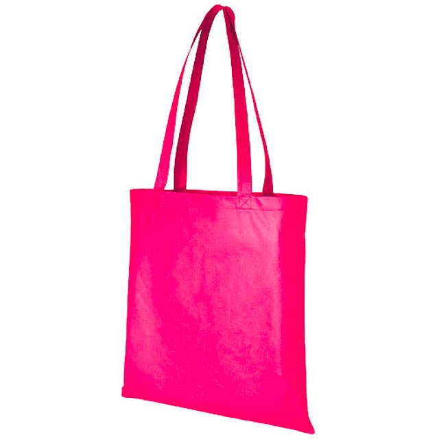 Zeus large non-woven convention tote bag - fuchsia