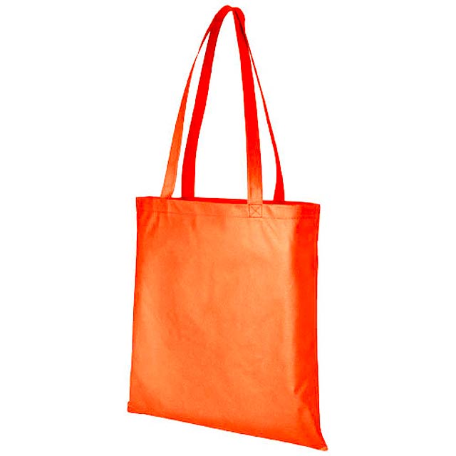 Zeus large non-woven convention tote bag - orange