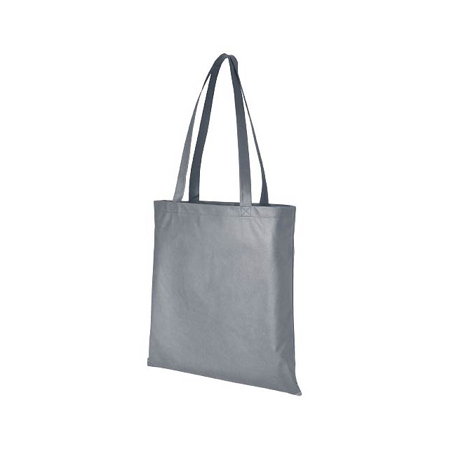 Zeus large non-woven convention tote bag - grey