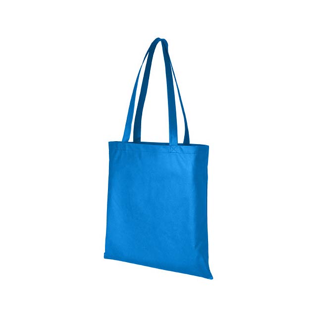 Zeus large non-woven convention tote bag - blue