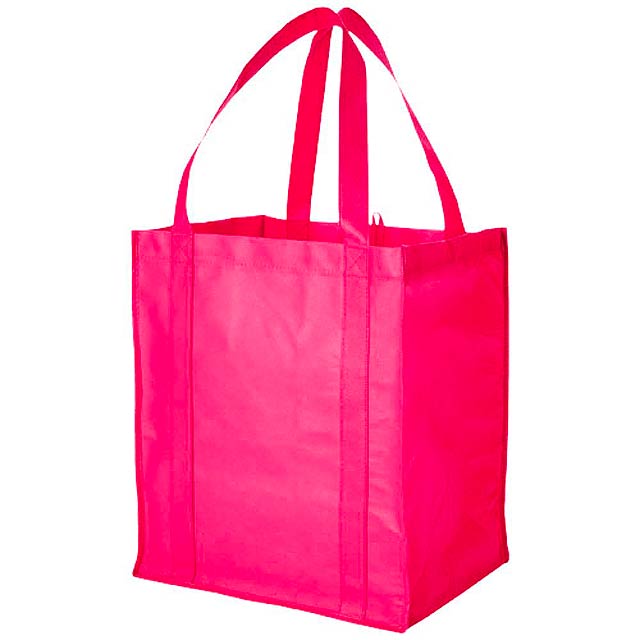 Liberty bottom board non-woven tote bag - fuchsia