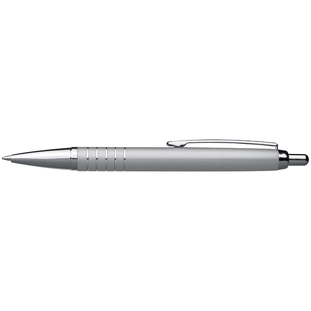 Kugelschreiber aus Aluminium - Grau