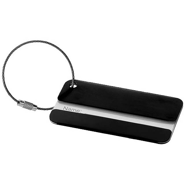 Discovery luggage tag - black