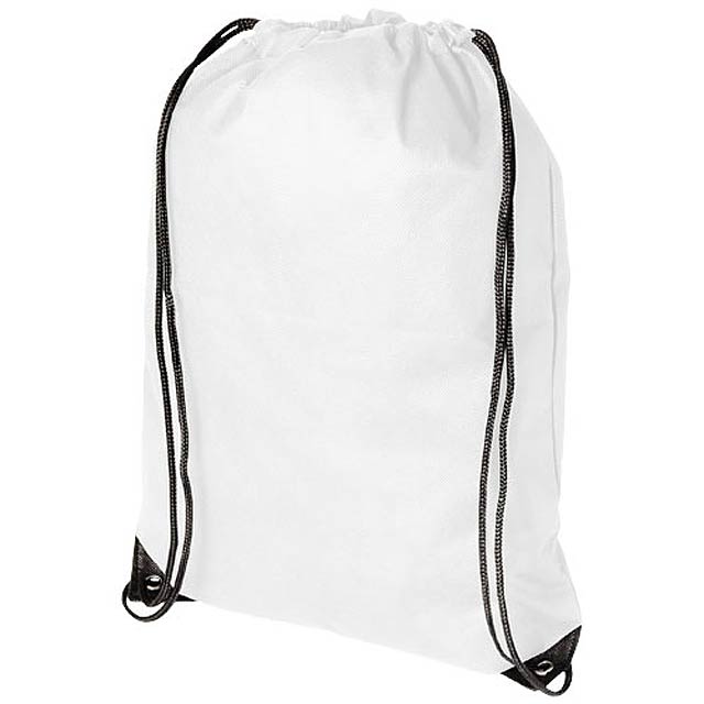 Evergreen non-woven drawstring backpack 5L - white