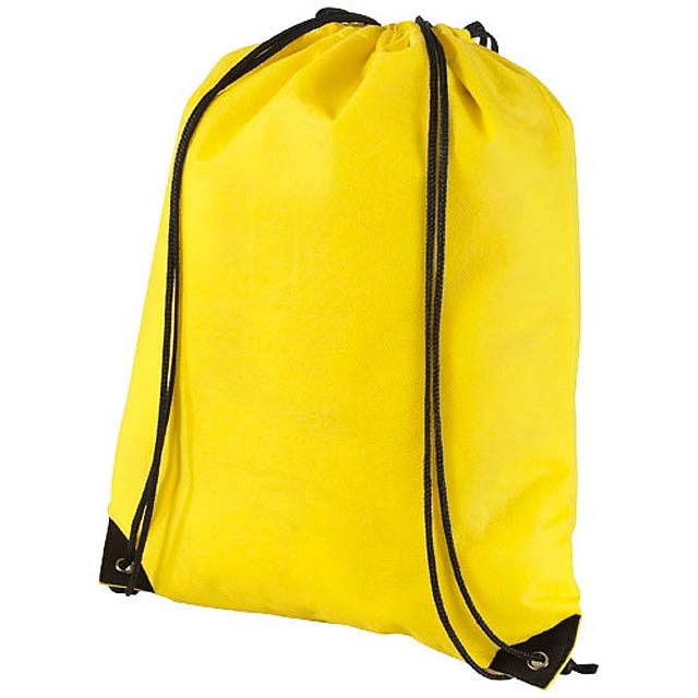 Evergreen non-woven drawstring backpack 5L - yellow