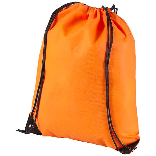 Evergreen non-woven drawstring backpack 5L - orange