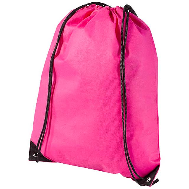 Evergreen non-woven drawstring backpack 5L - pink