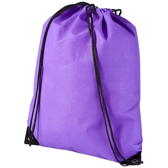 Evergreen non-woven drawstring backpack 5L - violet