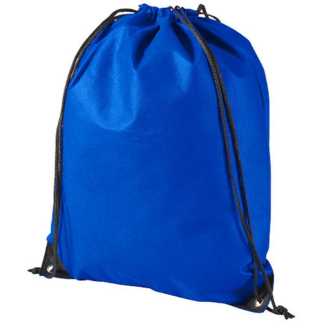 Evergreen non-woven drawstring backpack 5L - blue